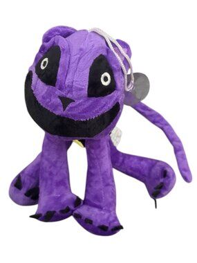 CatNap Purple Cat From Poppy Playtime Plush 8" Tall X 9" Long